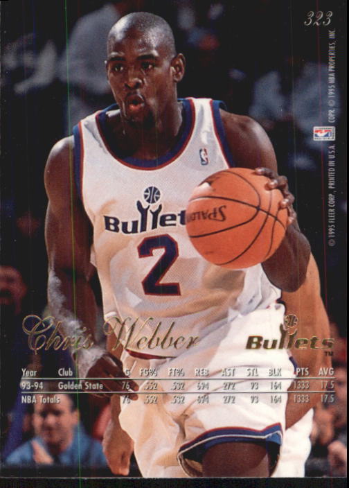 1994/1995 Flair (Fleer) Basketball Part 2 Main Set Cards #251 to #326 - Picture 137 of 141