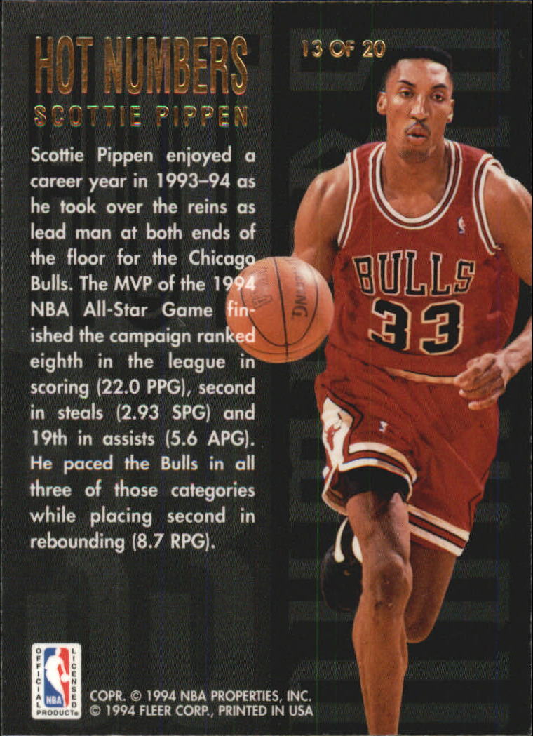 1994/1995 Flair (Fleer) Basketball Part 3 Insert Cards - Picture 21 of 71