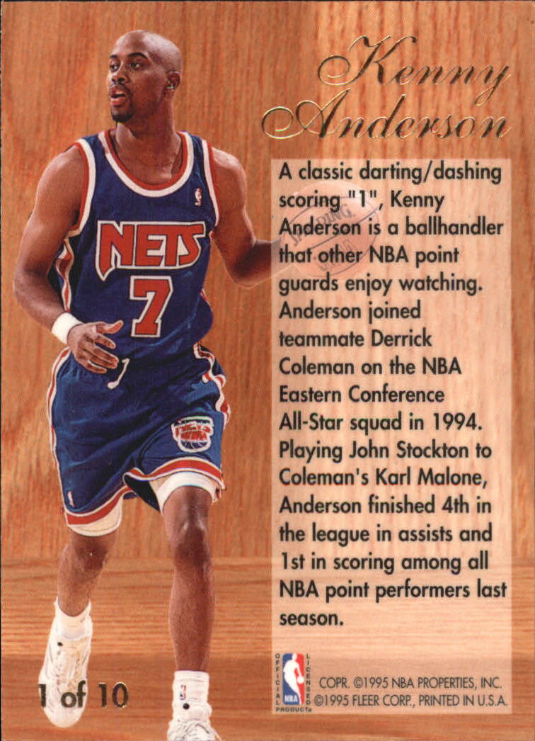 1994/1995 Flair (Fleer) Basketball Part 3 Insert Cards - Picture 27 of 71
