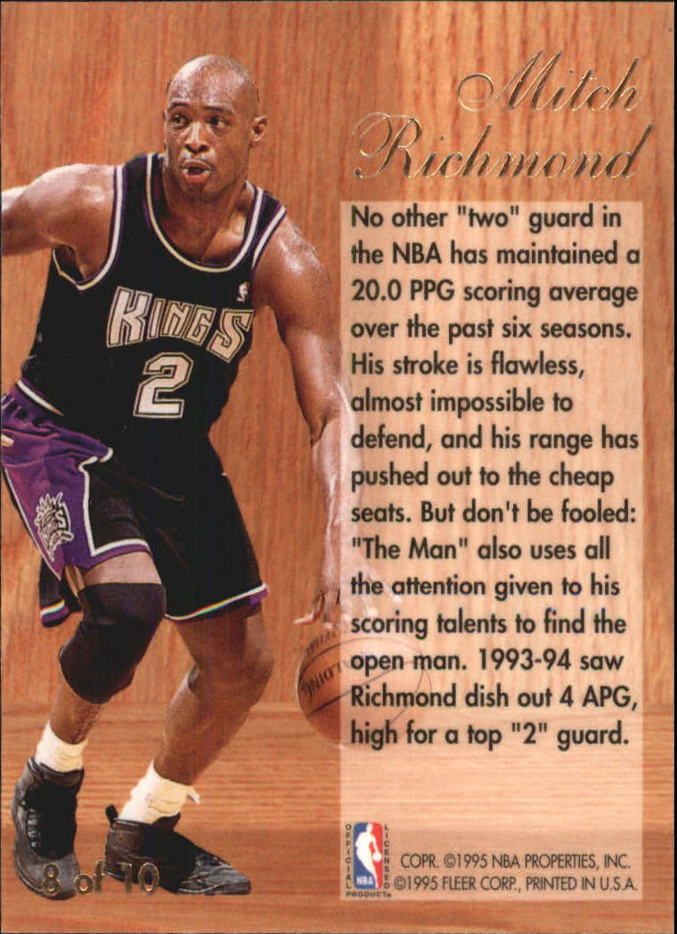 1994/1995 Flair (Fleer) Basketball Part 3 Insert Cards - Picture 33 of 71