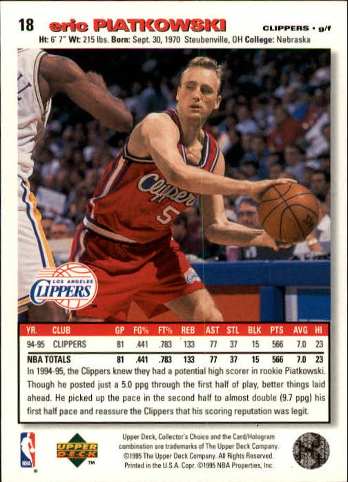 1995-96 COLLECTOR'S CHOICE BASKETBALL ASSORTED SINGLES U-PICK 1-250 - Picture 36 of 428