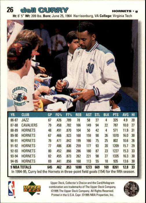 1995-96 COLLECTOR'S CHOICE BASKETBALL ASSORTED SINGLES U-PICK 1-250 - Picture 52 of 428