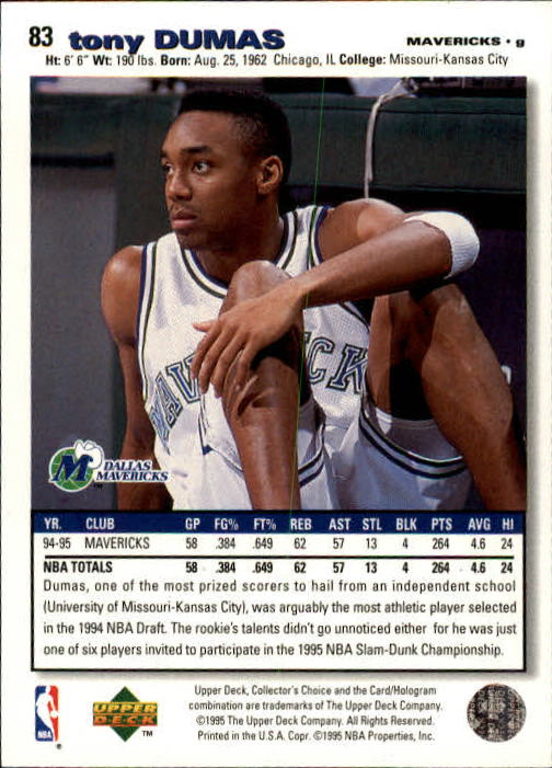 1995-96 COLLECTOR'S CHOICE BASKETBALL ASSORTED SINGLES U-PICK 1-250 - Picture 150 of 428