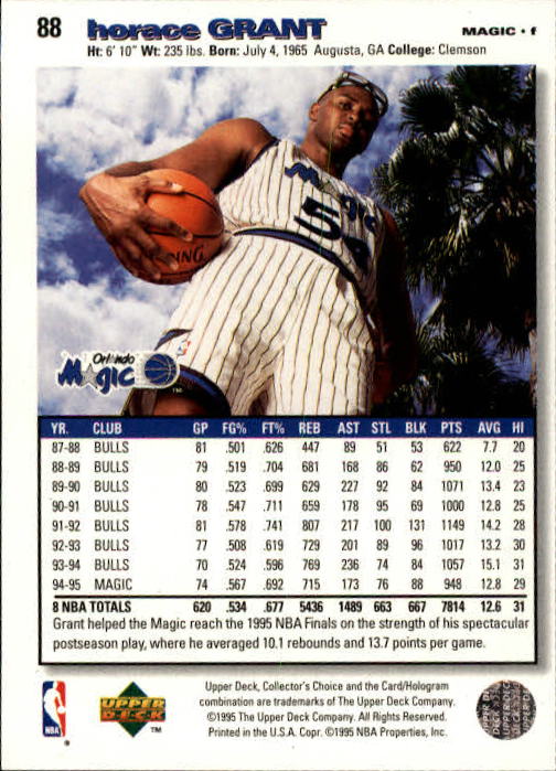 1995-96 COLLECTOR'S CHOICE BASKETBALL ASSORTED SINGLES U-PICK 1-250 - Picture 160 of 428
