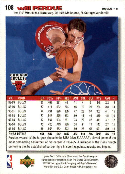 1995-96 COLLECTOR'S CHOICE BASKETBALL ASSORTED SINGLES U-PICK 1-250 - Picture 192 of 428