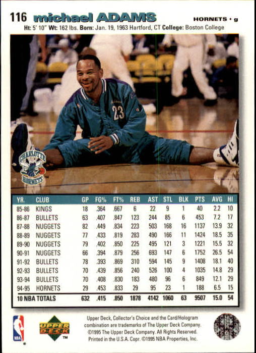 1995-96 COLLECTOR'S CHOICE BASKETBALL ASSORTED SINGLES U-PICK 1-250 - Picture 208 of 428
