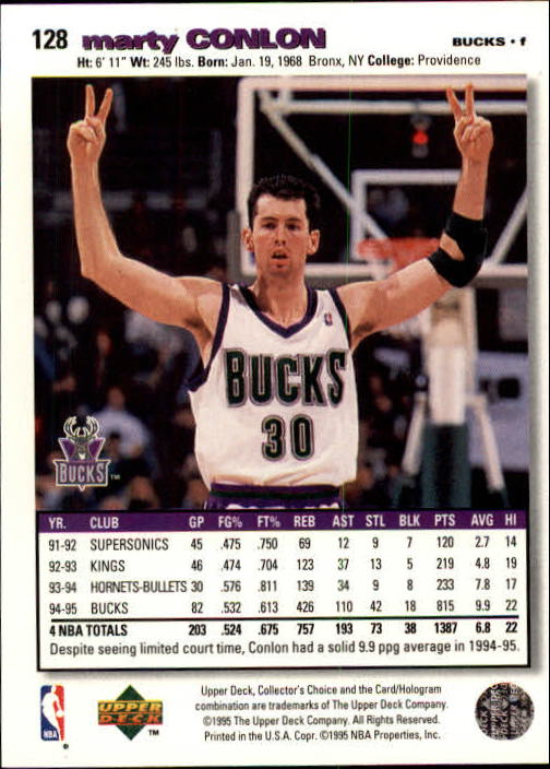1995-96 COLLECTOR'S CHOICE BASKETBALL ASSORTED SINGLES U-PICK 1-250 - Picture 230 of 428