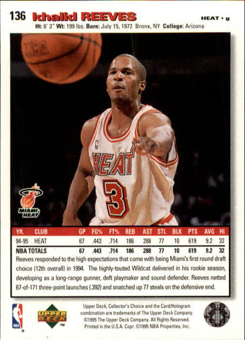 1995-96 COLLECTOR'S CHOICE BASKETBALL ASSORTED SINGLES U-PICK 1-250 - Picture 244 of 428