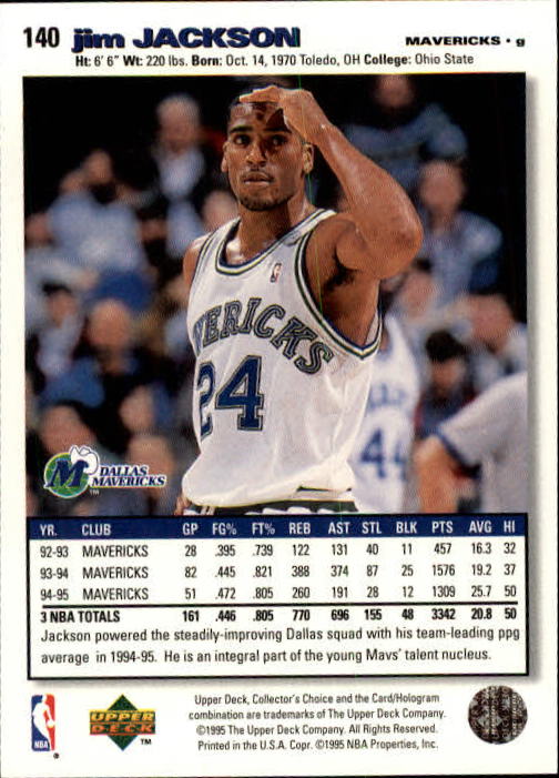 1995-96 COLLECTOR'S CHOICE BASKETBALL ASSORTED SINGLES U-PICK 1-250 - Picture 252 of 428