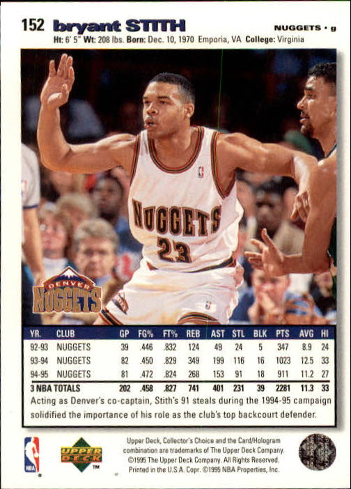 1995-96 COLLECTOR'S CHOICE BASKETBALL ASSORTED SINGLES U-PICK 1-250 - Picture 276 of 428