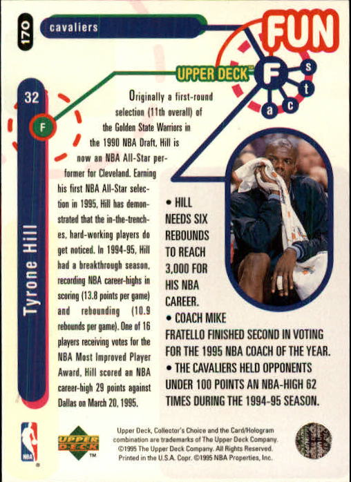 1995-96 COLLECTOR'S CHOICE BASKETBALL ASSORTED SINGLES U-PICK 1-250 - Picture 308 of 428