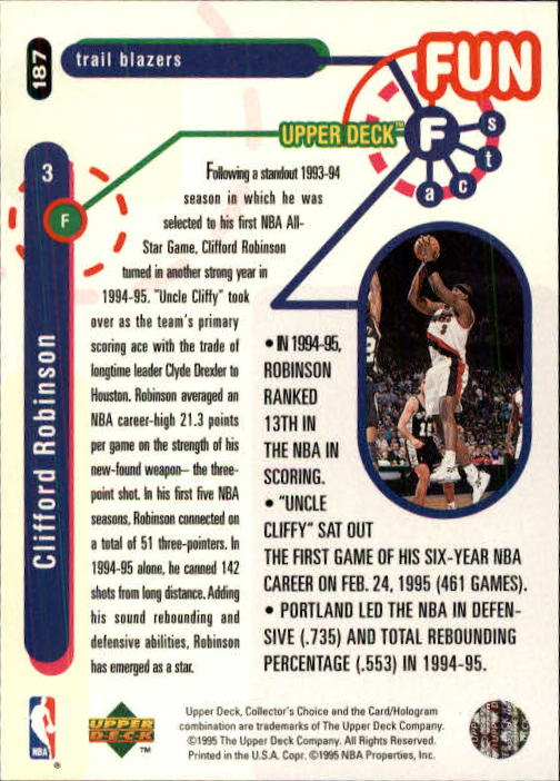 1995-96 COLLECTOR'S CHOICE BASKETBALL ASSORTED SINGLES U-PICK 1-250 - Picture 334 of 428