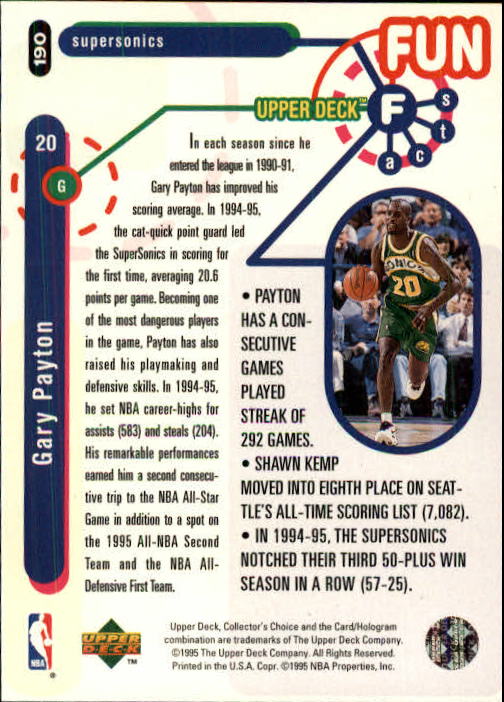 1995-96 COLLECTOR'S CHOICE BASKETBALL ASSORTED SINGLES U-PICK 1-250 - Picture 340 of 428