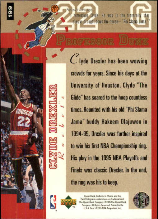 1995-96 COLLECTOR'S CHOICE BASKETBALL ASSORTED SINGLES U-PICK 1-250 - Picture 354 of 428
