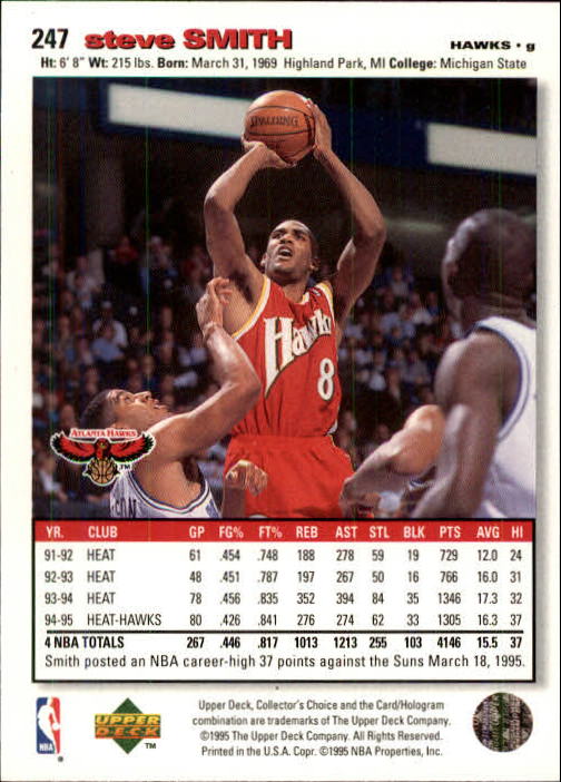1995-96 COLLECTOR'S CHOICE BASKETBALL ASSORTED SINGLES U-PICK 1-250 - Picture 422 of 428