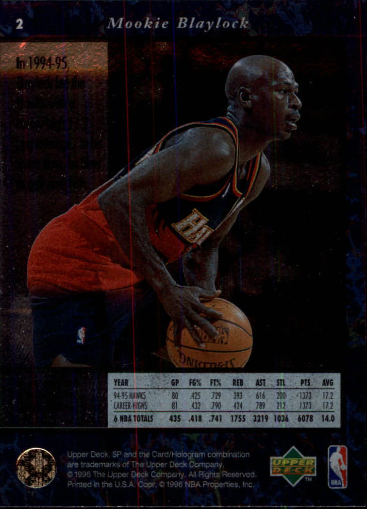thumbnail 5  - 1995/1996 SP (Upper Deck) Basketball