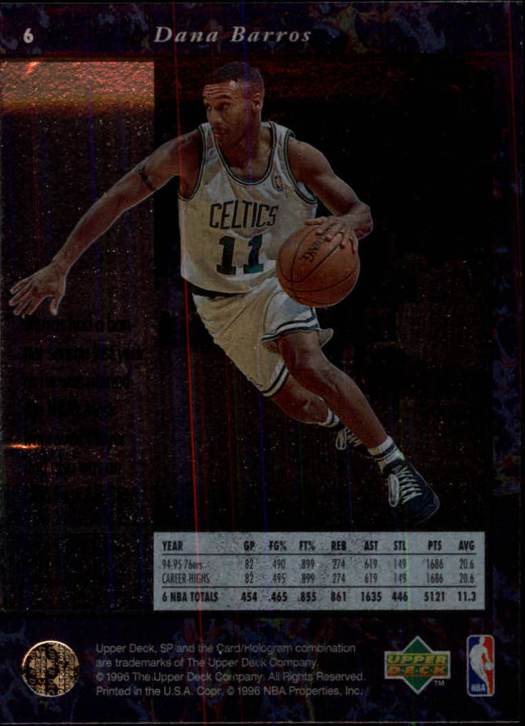 thumbnail 11  - 1995/1996 SP (Upper Deck) Basketball