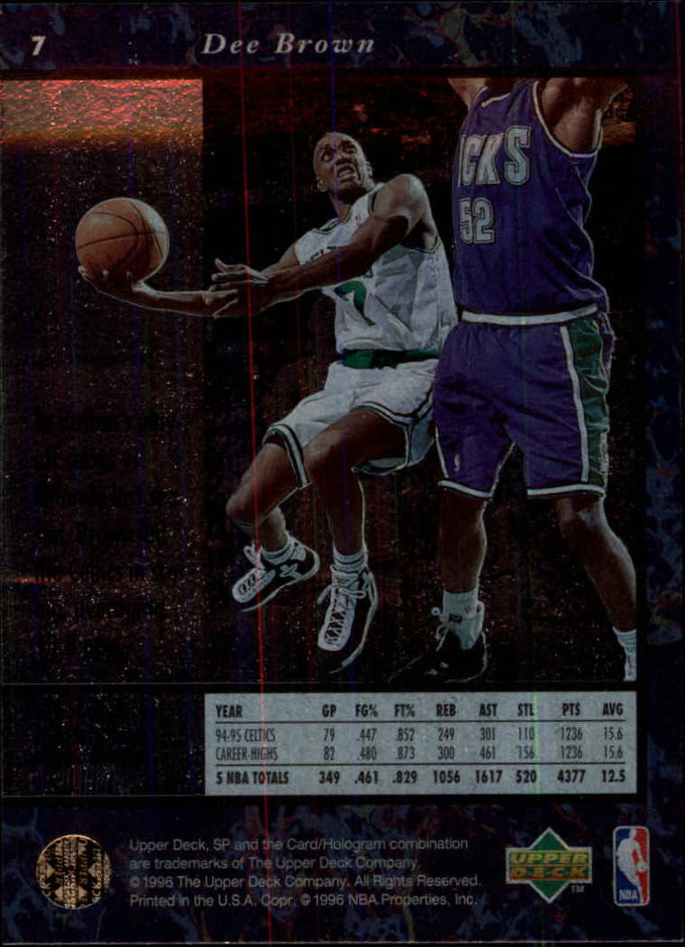 thumbnail 13  - 1995/1996 SP (Upper Deck) Basketball