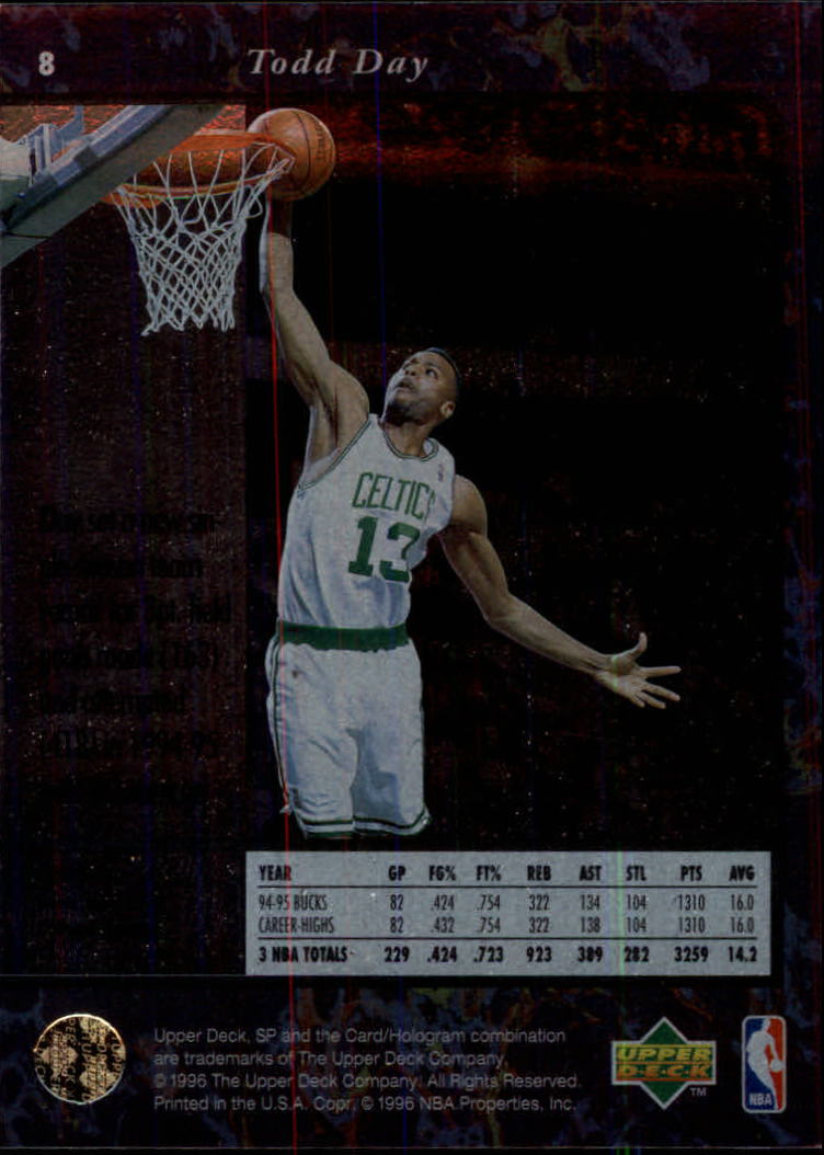 thumbnail 15  - 1995/1996 SP (Upper Deck) Basketball