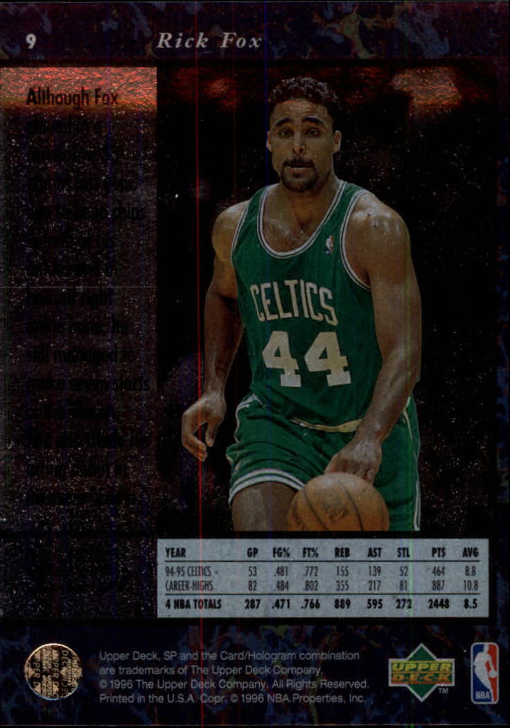 thumbnail 17  - 1995/1996 SP (Upper Deck) Basketball