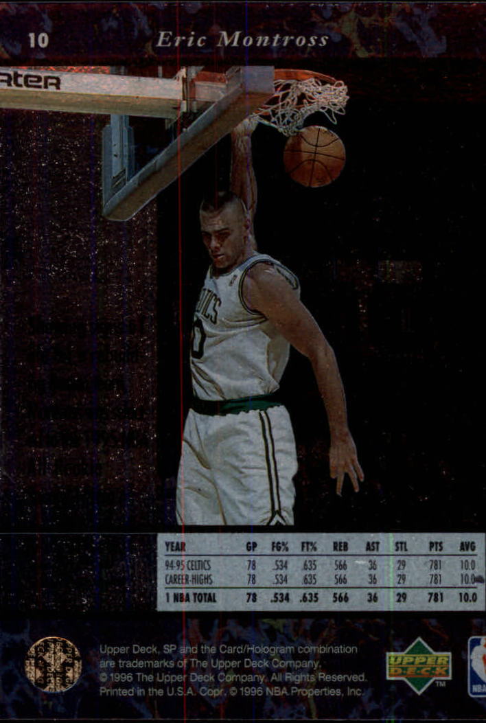 thumbnail 19  - 1995/1996 SP (Upper Deck) Basketball
