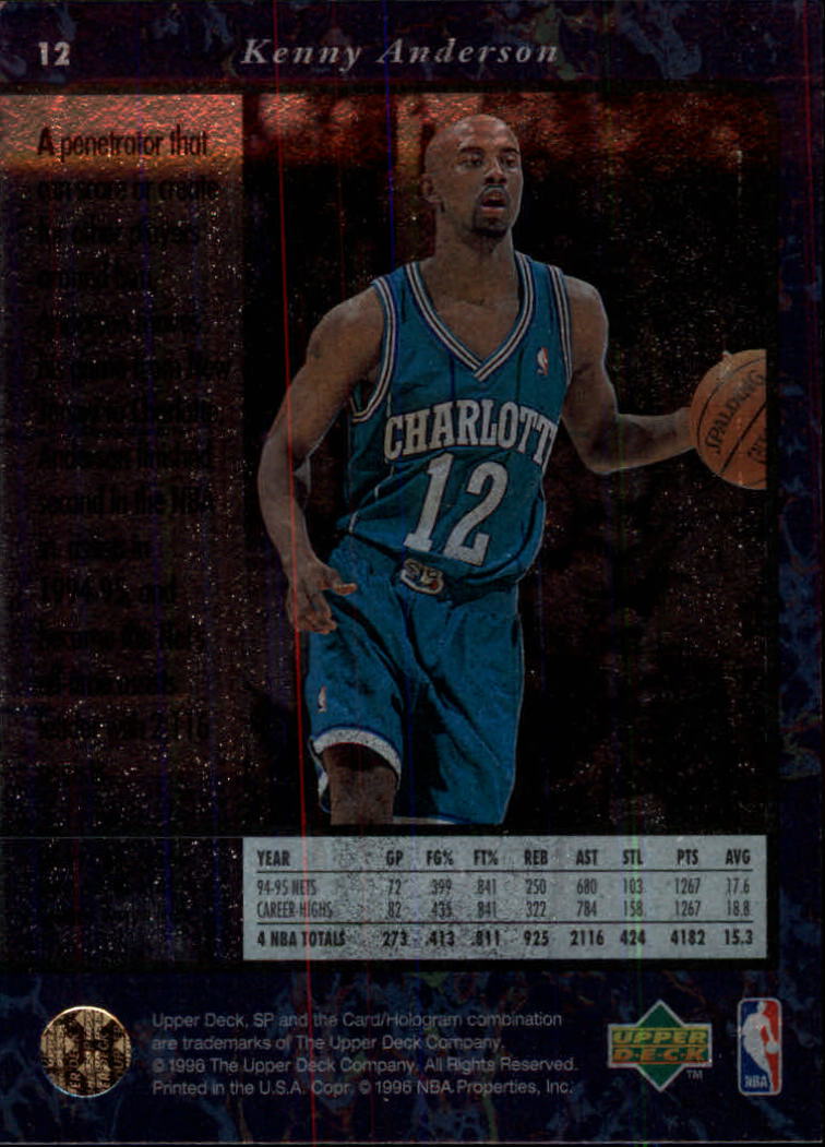 1995/1996 SP (Upper Deck) Basketball | EBay