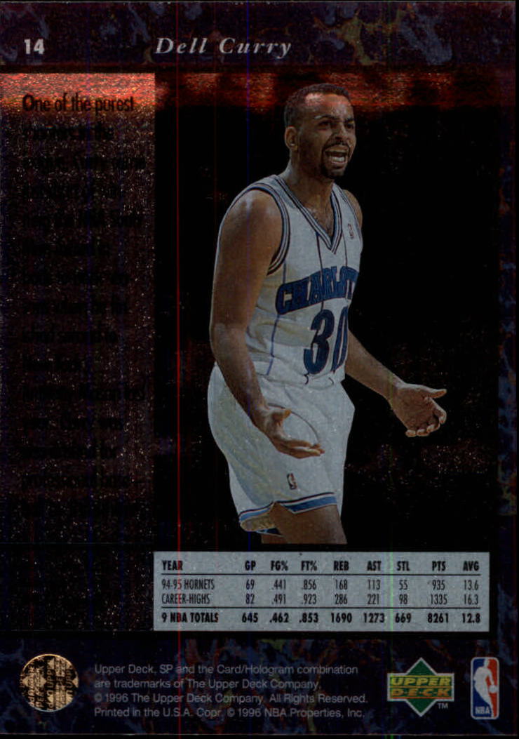 thumbnail 27  - 1995/1996 SP (Upper Deck) Basketball