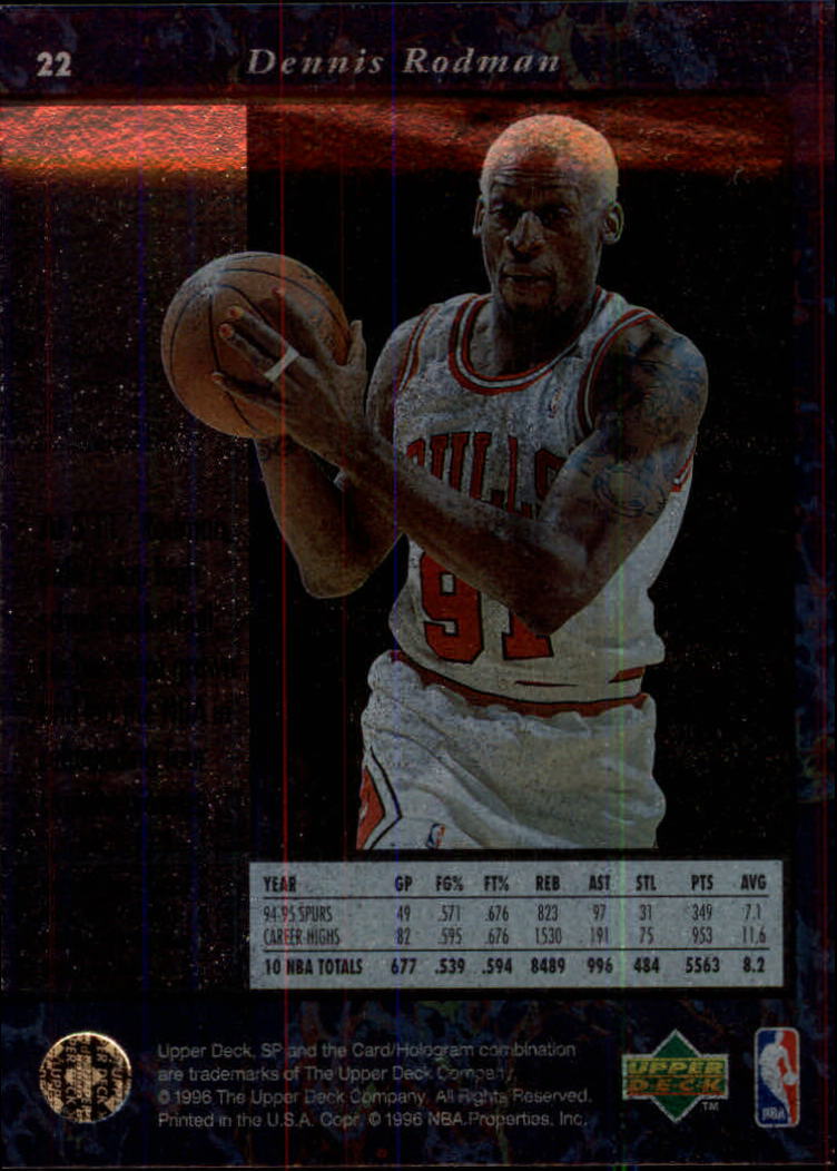 thumbnail 43  - 1995/1996 SP (Upper Deck) Basketball