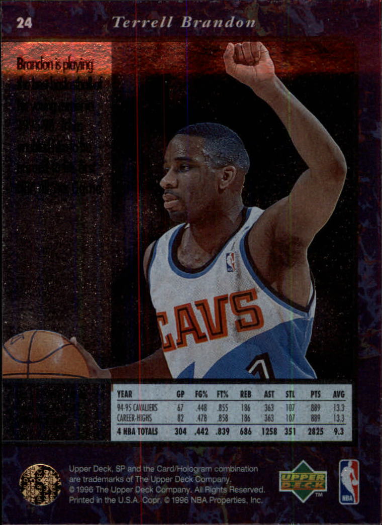 thumbnail 47  - 1995/1996 SP (Upper Deck) Basketball