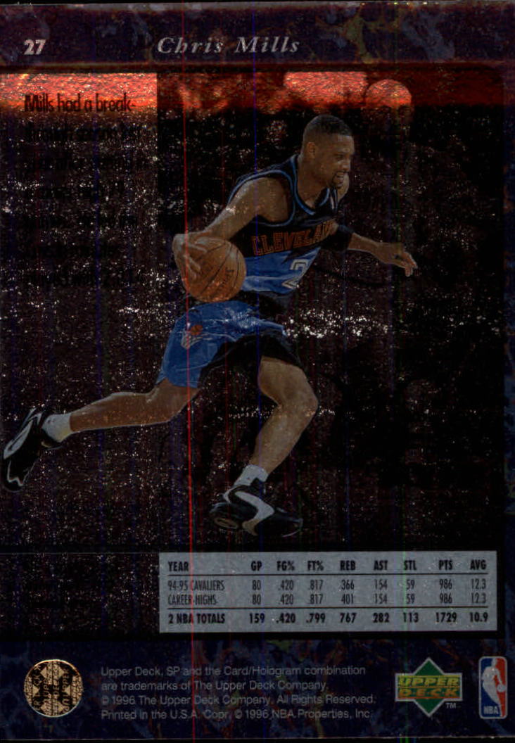 thumbnail 53  - 1995/1996 SP (Upper Deck) Basketball