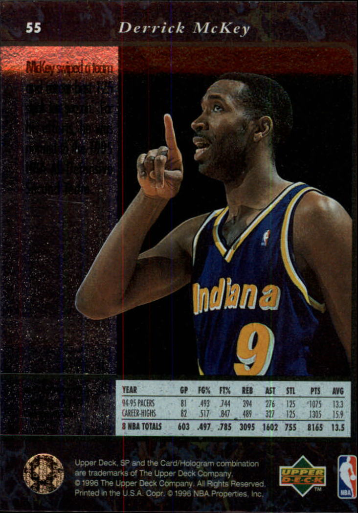 thumbnail 109  - 1995/1996 SP (Upper Deck) Basketball