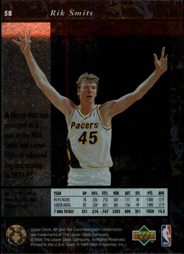 thumbnail 115  - 1995/1996 SP (Upper Deck) Basketball