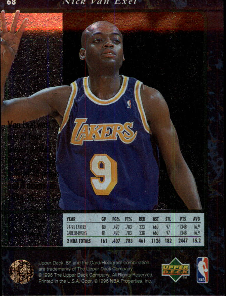 thumbnail 135  - 1995/1996 SP (Upper Deck) Basketball