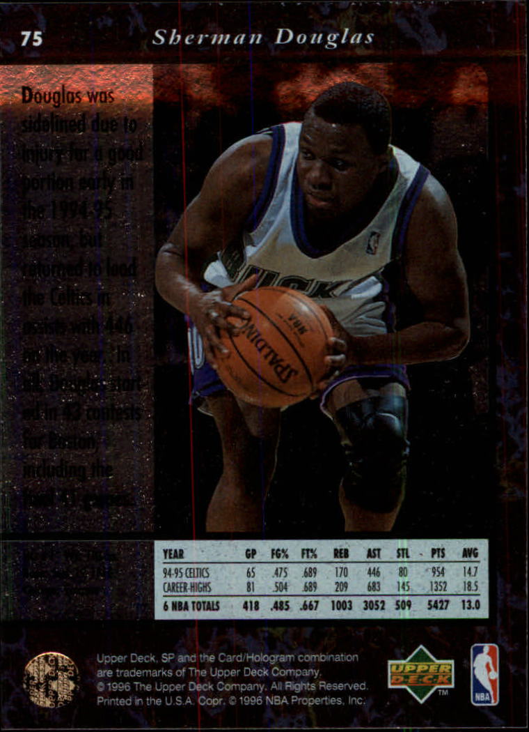 thumbnail 149  - 1995/1996 SP (Upper Deck) Basketball