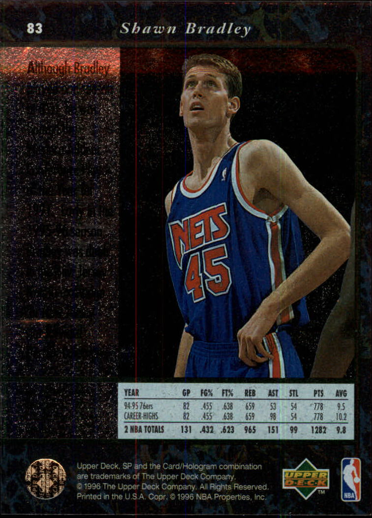 thumbnail 165  - 1995/1996 SP (Upper Deck) Basketball