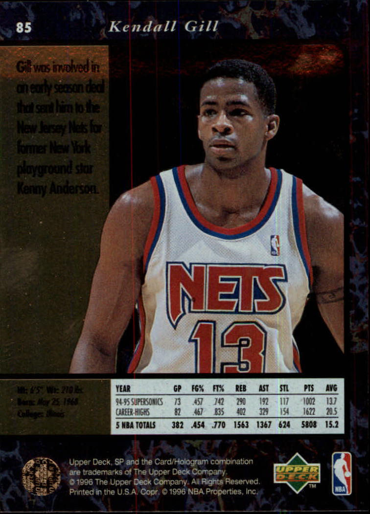 thumbnail 169  - 1995/1996 SP (Upper Deck) Basketball