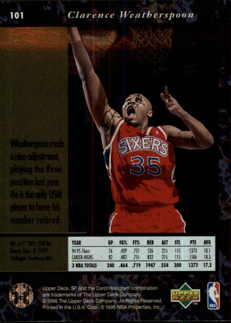 thumbnail 201  - 1995/1996 SP (Upper Deck) Basketball