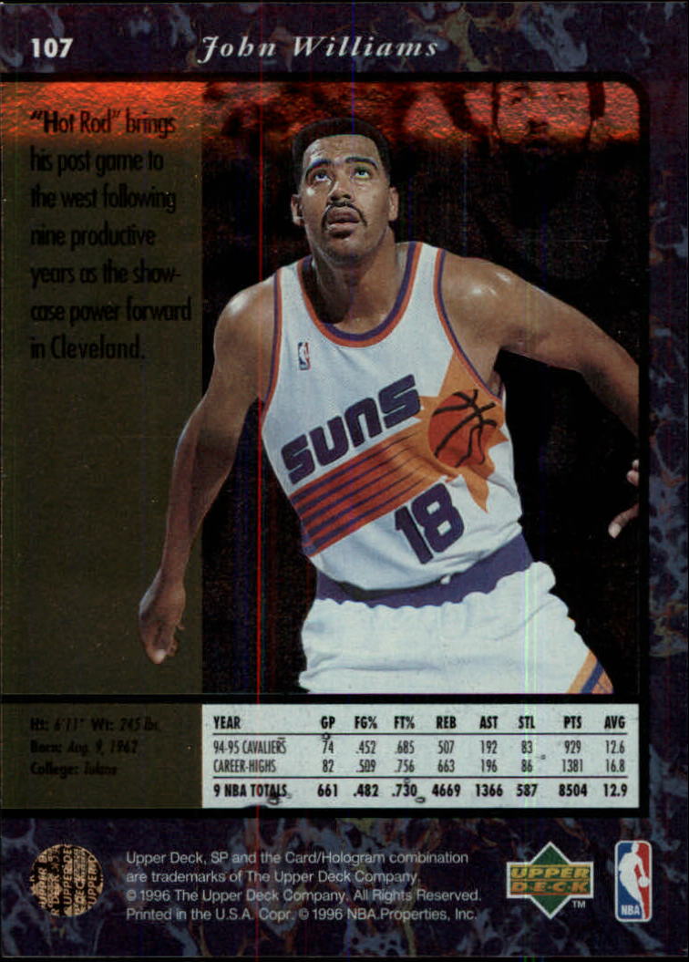 thumbnail 213  - 1995/1996 SP (Upper Deck) Basketball