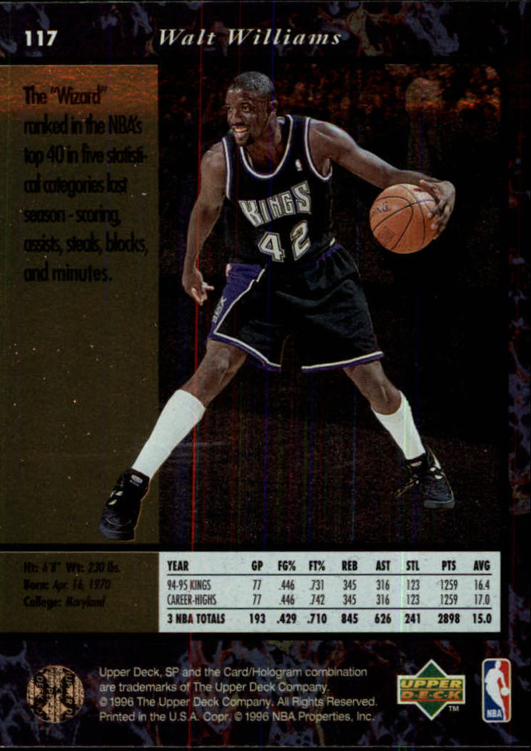 thumbnail 233  - 1995/1996 SP (Upper Deck) Basketball
