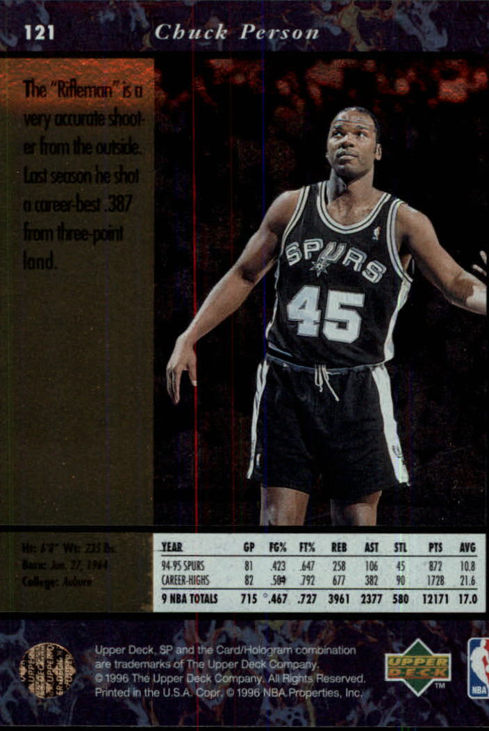 thumbnail 241  - 1995/1996 SP (Upper Deck) Basketball