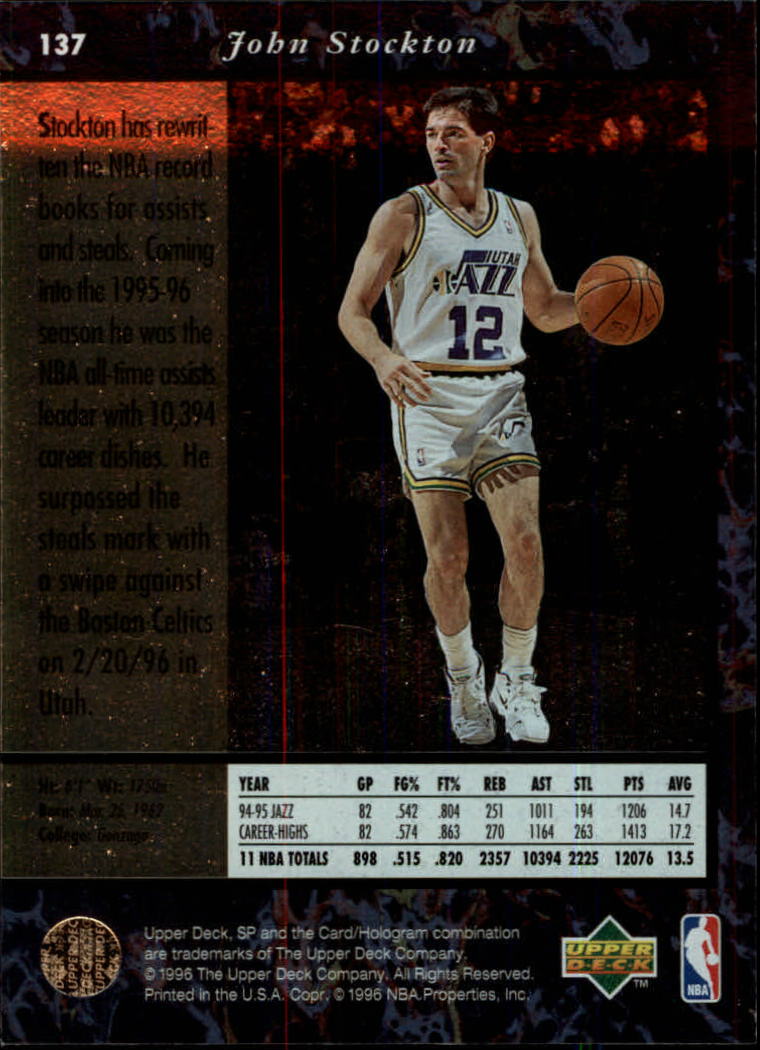 thumbnail 269  - 1995/1996 SP (Upper Deck) Basketball