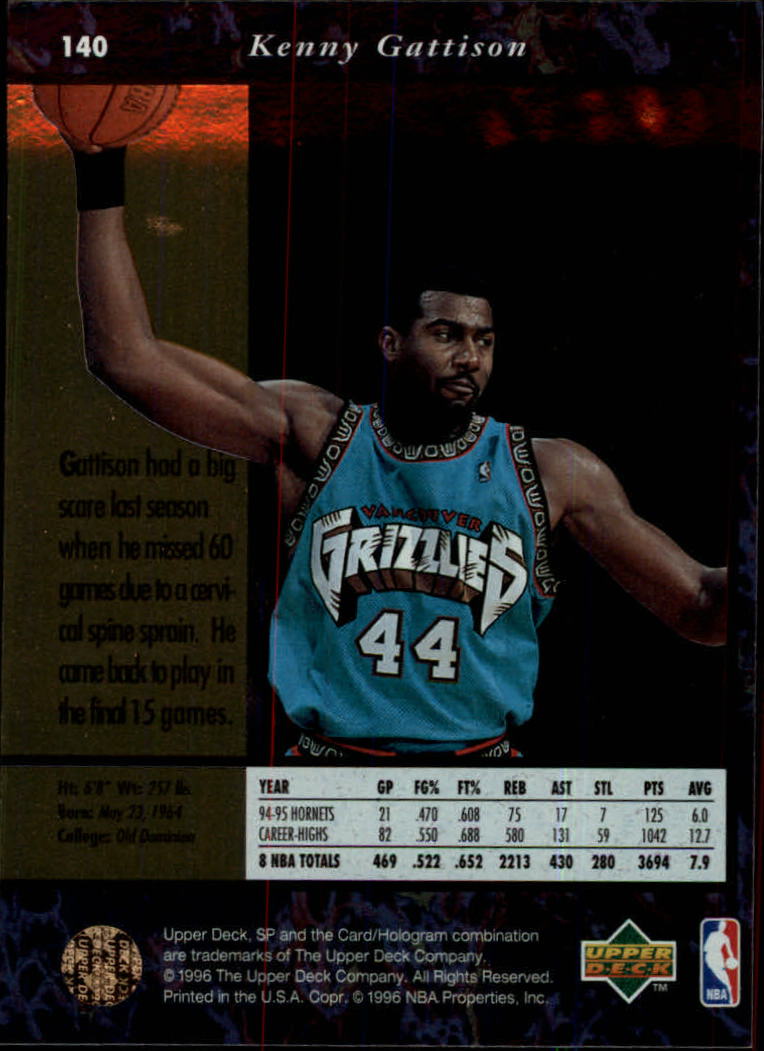 thumbnail 275  - 1995/1996 SP (Upper Deck) Basketball
