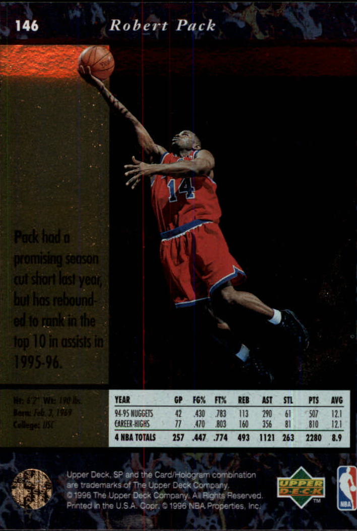 thumbnail 287  - 1995/1996 SP (Upper Deck) Basketball