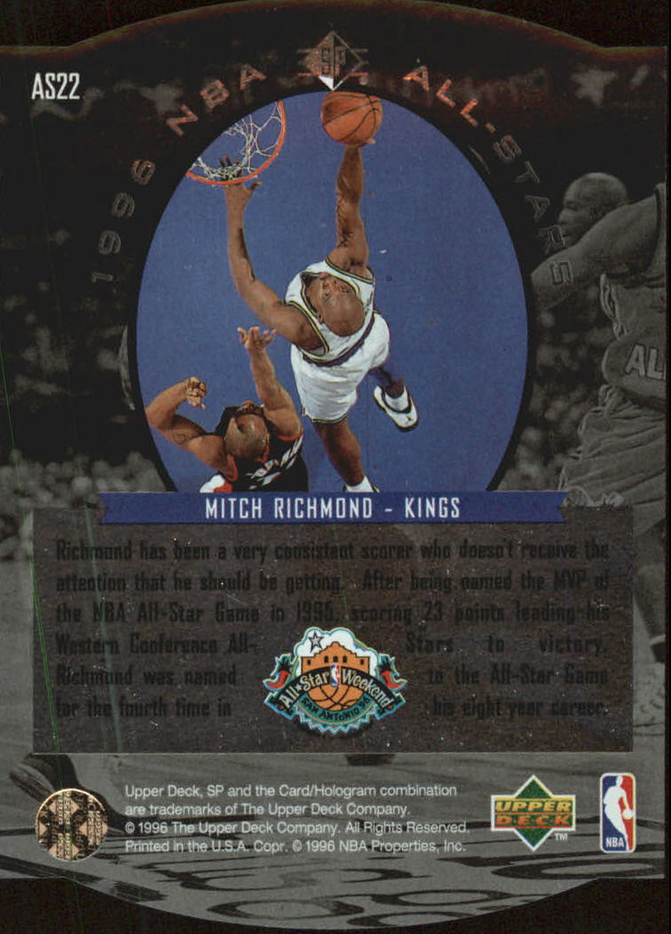 thumbnail 345  - 1995/1996 SP (Upper Deck) Basketball
