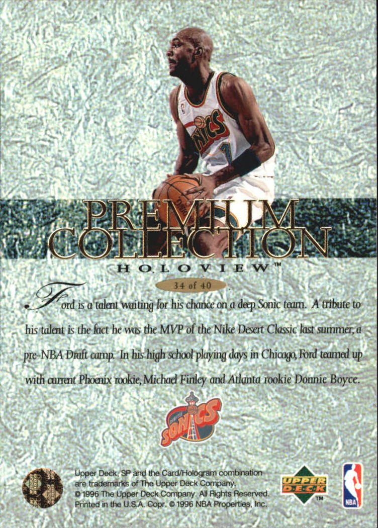 thumbnail 375  - 1995/1996 SP (Upper Deck) Basketball