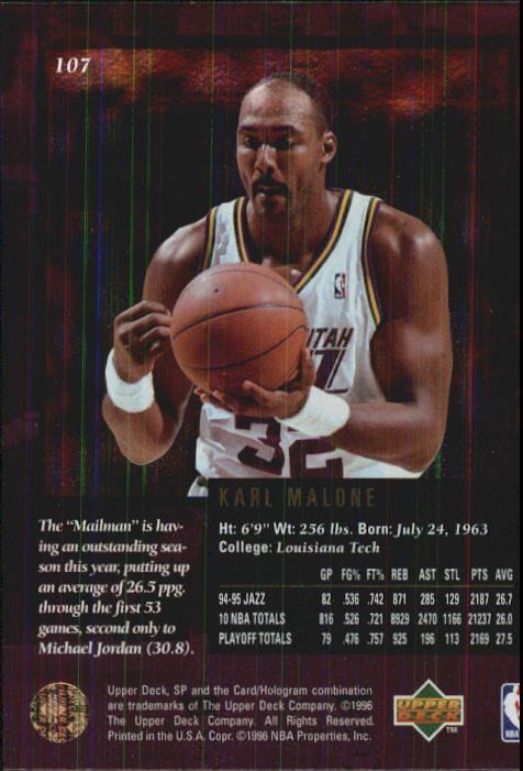 1995/1996 SP Championship (Upper Deck) Basketball | eBay