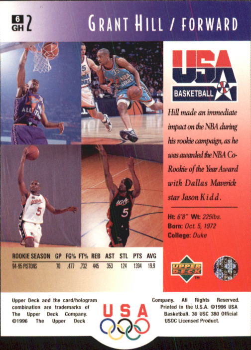 1996 USA (Upper Deck) Basketball - Picture 13 of 145
