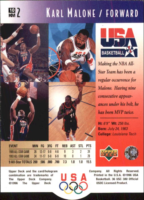 1996 USA (Upper Deck) Basketball - Picture 21 of 145