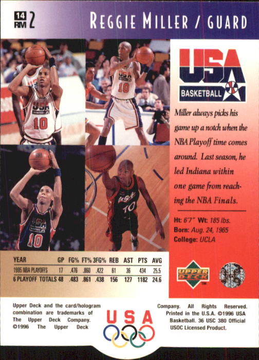 1996 USA (Upper Deck) Basketball - Picture 29 of 145