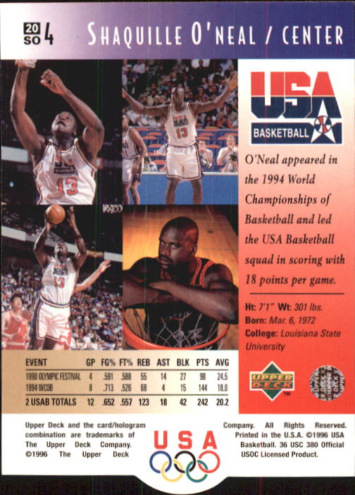 1996 USA (Upper Deck) Basketball - Picture 41 of 145